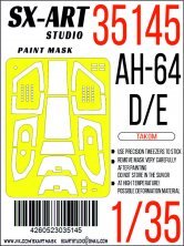 1/35 Paint mask AH-64D/E