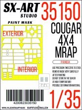 1/35 Paint mask Cougar 4x4 MRAP double-sided PANDA