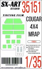 1/35 Tinting film Cougar 4x4 MRAP