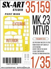 1/35 Paint mask MK.23 MTVR for Trumpeter
