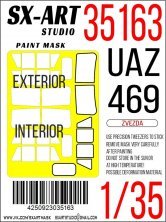 1/35 Paint mask UAZ-469 for Zvezda
