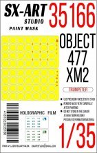 1/35 Paint mask Object 477 XM2 for Trumpeter