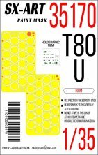 1/35 Paint mask T-80U for RFM