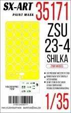 1/35 Paint mask ZSU-24-4 for Zimi Models