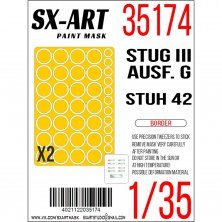 1/35 Paint mask StuH 42 & StuG III Ausf.G BORDER