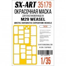 1/35 Paint mask M29 Weasel Arctic/Antarctic Expedition