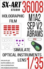 1/35 Holographic film M1A2 SEP V2 ABRAMS