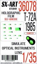 1/35 Holographic film T-72A mod. 1985