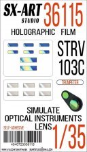1/35 Holographic film Sweden Strv 103C for Trumpeter