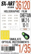 1/35 Holographic film Chieftain Mk.2-5-10-11 for Takom