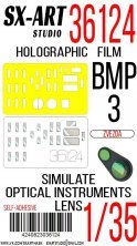 1/35 Holographic film BMP-3 clear for Zvezda