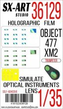 1/35 Holographic film Object 477 XM2 for Trumpeter