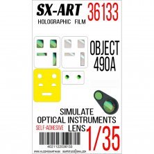 1/35 Holographic film Object 490A for Trumpeter