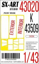 1/43 Paint mask K-43509