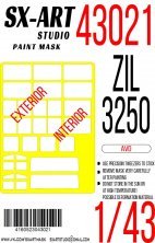 1/43 Paint mask Bus ZIL-3250