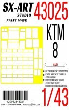 1/43 Paint mask KTM-8