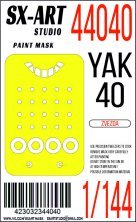 1/144 Paint mask Yak-40