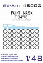 1/48 T-34/76 Painting Mask