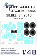 1/48 Siebel Si 204D Painting Mask