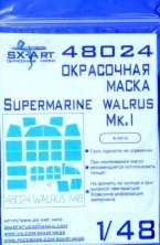 1/48 Supermarine Walrus Mk.I Painting mask