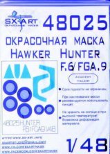1/48 H.Hunter F.6/FGA.9 Painting mask