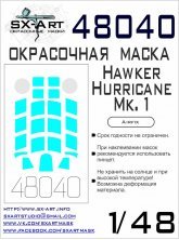 1/48 Hawker Hurricane Mk.I Painting mask