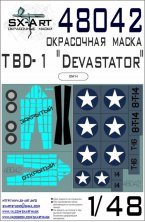 1/48 TBD-1 Devastator Painting mask
