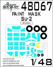1/48 Sukhoi Su-2 Painting mask