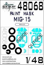 1/48 MiG-15 Painting mask