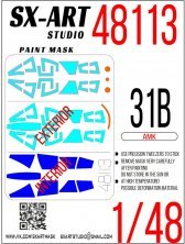 1/48 MiG-31B/BS Painting mask