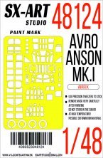 1/48 Paint mask Avro Anson Mk.I