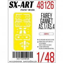 1/48 Paint mask Fairey Gannet AS.1/AS.4 for Airfix