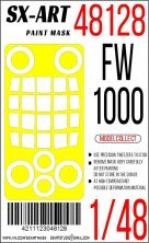 1/48 Paint mask FW 1000 for Modelcollect