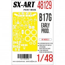 1/48 Paint mask B-17G early for HKM