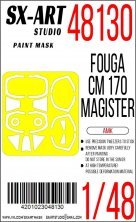 1/48 Paint mask Fouga CM.170 Magister for AMK