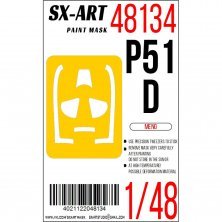 1/48 Paint mask P-51D Meng