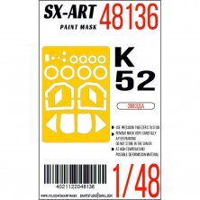 1/48 Paint mask Ka-52 for Zvezda