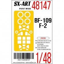 1/48 Paint mask Bf-109F-2 for Zvezda