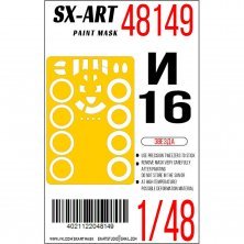 1/48 Paint mask I-16 for Zvezda