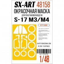 1/48 Paint mask Su-17 M3/M4 for Kitty Hawk