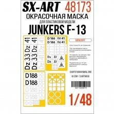 1/48 Junkers F-13 National Insignia & Markings mask for Miniart