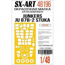 1/48 Paint mask Junkers Ju 87B-2 Stuka for Hasegawa
