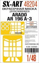 1/48 Paint mask Ar 196 A-3 double-sided for Italeri