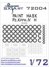 1/72 Pz.Kpfw.IV H Painting Mask