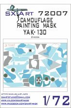 1/72 Yak-130 Camouflage Painting Mask