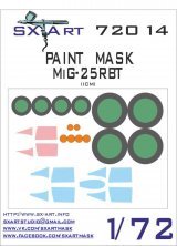 1/72 MiG-25RBT Painting Mask