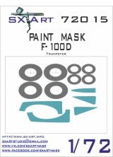 1/72 F-100D Painting Mask