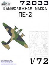 1/72 Pe-2 Camouflage Mask