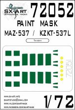 1/72 MAZ-537 / KZKT-537L Painting mask