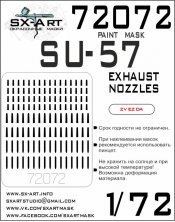 1/72 Su-57 Exhaust nozzles Painting mask